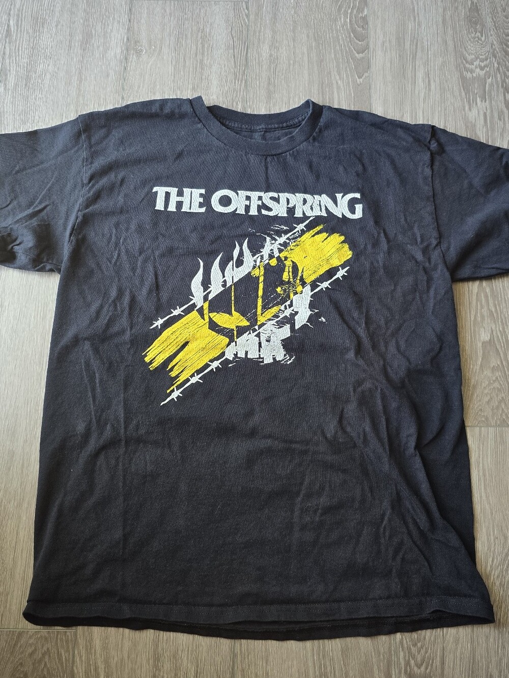 The Offspring Let The Bad Times Roll 2023 Tour T-Shirt Black Punk Band Tee L